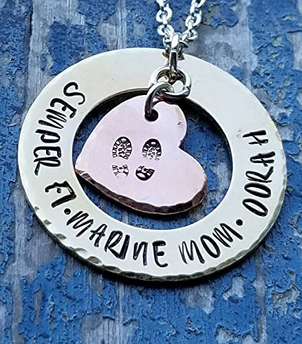 Semper Fi Oorah Marine/Wife/Nana/Aunt Mom Necklace