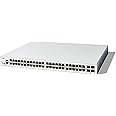 Cisco Catalyst 1300-48T-4X Managed Switch, 48 Port GE, 4x10GE SFP+, Limited Lifetime Protection (C1300-48T-4X)