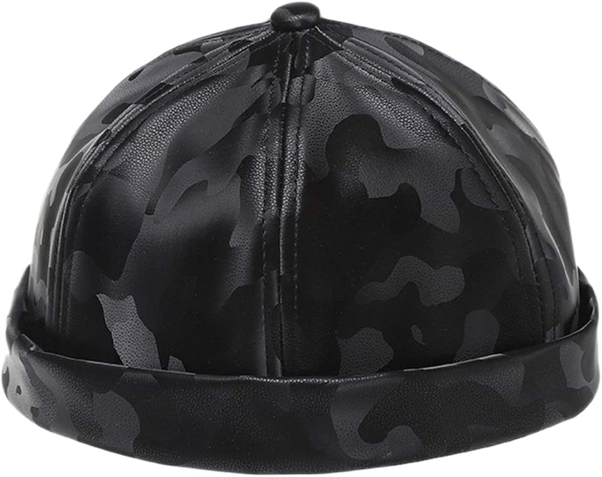 leather skull caps for men