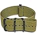 Da Luca Ballistic Nylon Military Watch Strap - Olive (PVD Buckle) : 26mm