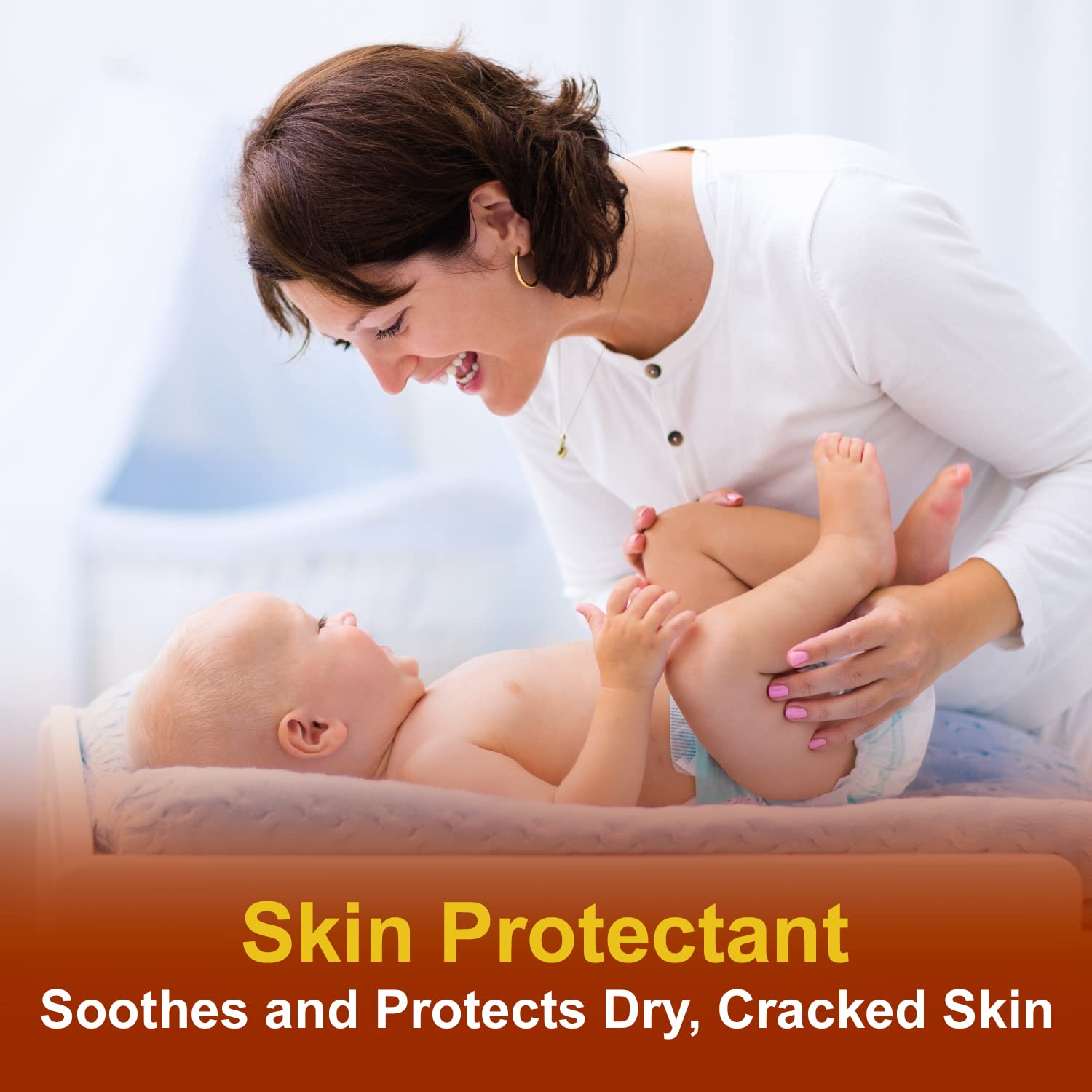 CareAll (6 Tubes) 4oz Vitamin A&D Ointment Treats and Prevents Diaper Rash, Seals out Wetness. Protects and Relieves Dry Cracked Skin, Minor Cuts, Scrapes and Burns