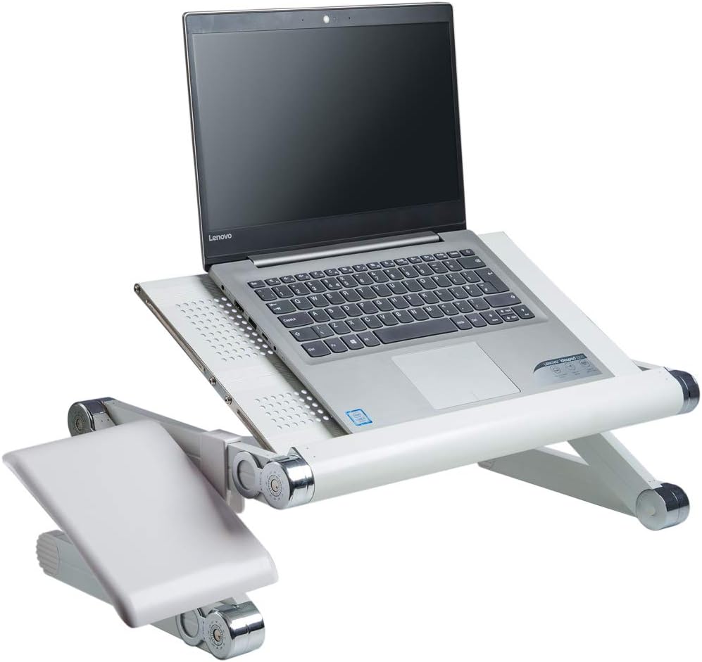BACK Portable Laptop Stand Table Desk Tray, Foldable AluminiumZinc