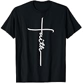 Faith Cross God Jesus Christ Grace Religious Christian Gift T-Shirt