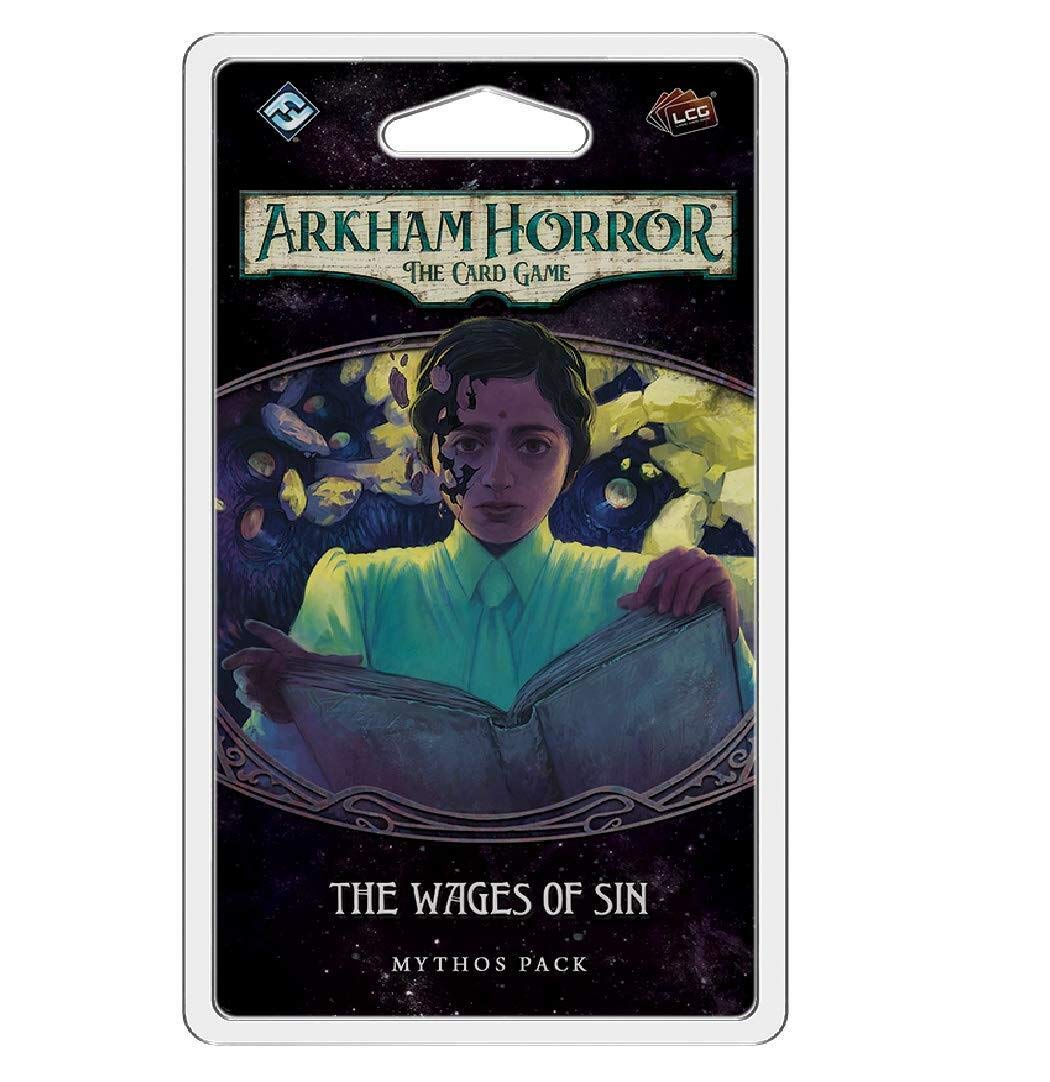 Fantasy Flight Games, Arkham Horror The Card Game: Mythos Pack - 4.2. The Wages of Sin, Card Game, Ages 14+, 1 to 4 Players, 60 to 120 Minutes Playing Time