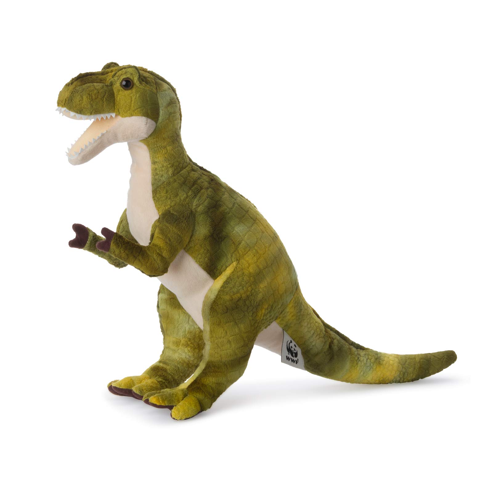 WWF Plüsch WWF00736, WWF T-Rex standing (47 cm), realistic, super soft, lifelike plush toy for cuddling and loving, hand wash possible