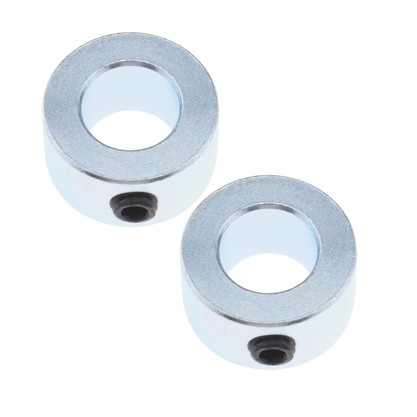 EMSea 2Pcs Gate Security Locking Collars ID 12mm OD 22mm Gate Security Hinge Pin M6 Screws for Wooden Doors Steel Doors