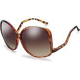 The Fresh Women's Oversized Square Jackie O Cat Eye Hybrid Butterfly Fashion Sunglasses - Exquisite Packaging