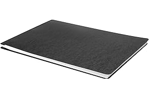 ACCO PRESSTEX Report Cover, Side Bound, Tyvek Reinforced Hinge, 8.5 Inch Centers, 3 Inch Capacity, 11x17 Size, Black (A704707