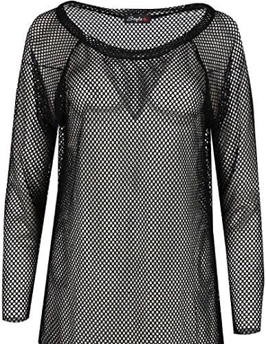 Ladies Women's Fish Net Tops