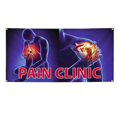 Amazon Com Vinyl Banner Sign Pain Clinic Health Medical