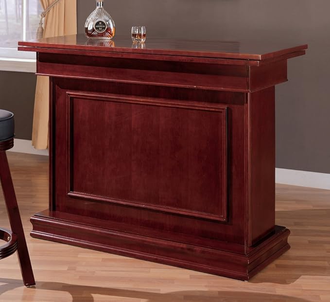 Coaster All in One Game Table/Bar Unit with Wine Shelves