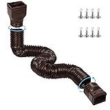 plusgutter 11.5ft Long Gutter Downspout Extensions