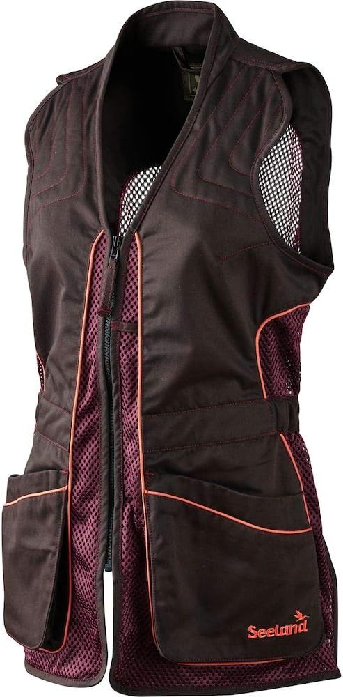 Seeland Womens Skeet Shooting Waistcoat Black Bean - Lightweight