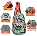 HOPSOOKEN Shoulder Sling Crossbody Bag Lightweight Waterproof Hiking Mens and Womens Travel Backpack Daypack