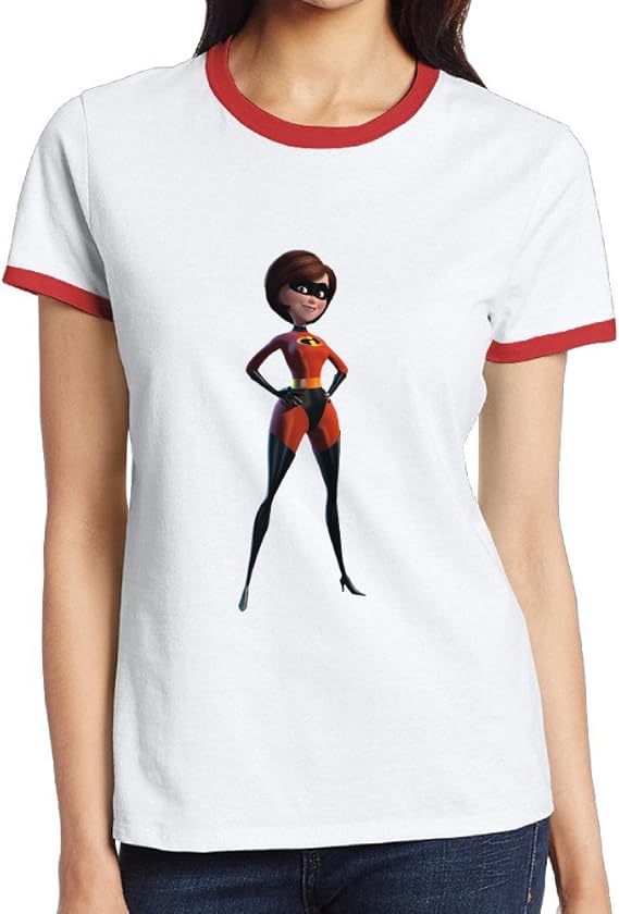 Amazon.com: Women&rsquo;s The Incredibles 2 Elastigirl Short Sleeve Printed