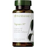 Nu Skin Pharmanex Tēgreen 97 | Supports Cell Protection | 120 Capsules | 99.5% caffeine-free green tea with 97% polyphenols | Daily antioxidant formula for general wellness