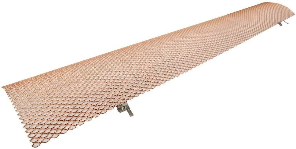 Amerimax Home Products 5 in. Half Round 3 ft. Copper Hinged Gutter Guard