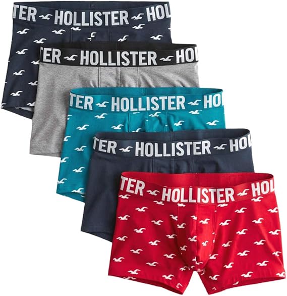 Amazon ホリスター メンズ ボクサーパンツ ５枚セット 箱入り Classic Trunk 5 Pack マルチ Sサイズ 並行輸入品 ボクサー 通販