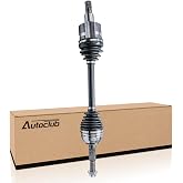 AUTOCLUB Front Left or Right CV Axle Compatible with 2004-07 Buick Rainier | For 4WD, 2002-2006 Chevrolet Trailblazer EXT, 2002-2009 Trailblazer, 2002-2009 GMC Envoy, 02-06 Envoy XL CV Axle Replacement