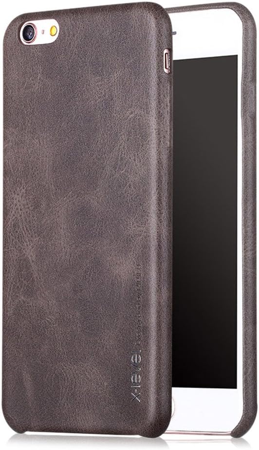 KOBA iPhone 6S Case - Slim Vintage PU Leather Case Cover for Apple iPhone 6 / 6S - Protective Case Sleek with Gift Package - Brown