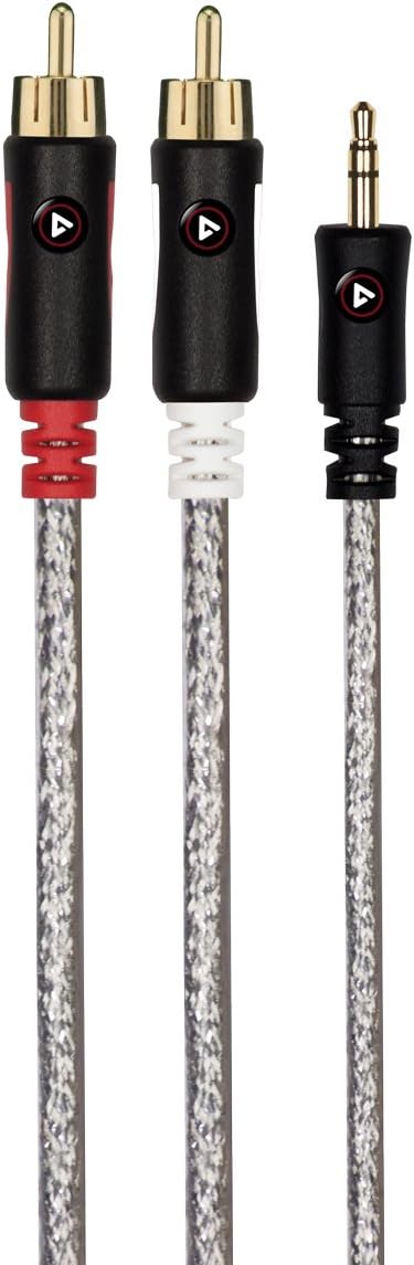 Audio Solutions AS-ADPT-35RCA 6-Feet 3.5mm Plug, 2-RCA Stereo
