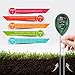 FYLINA Soil pH Meter, 3 in 1 Soil Test Kit for Moisture, Light & pH/Acidity, Gardening Tools for Home and Garden, Lawn, Farm, Plants, Indoor & Outdoor Plant Care Soil Tester (No Battery Needed)