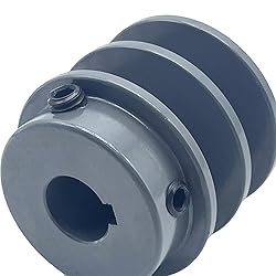 CMFG 2AK25-1 Double Groove Pulley 2.55 inch OD 1