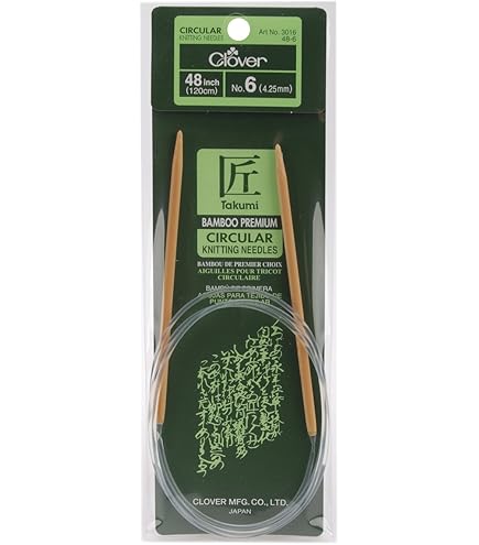 Amazon.com: Clover Takumi Bamboo Circular 36-Inch Knitting