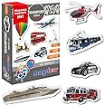 25 Fridge Magnets for Toddlers - Transport Kids Magnets for Fridge - Magnetic Vehicles - Toddler Magnet for Refrigerator - Safe Magnet for Kids - Educational Learning Toys to Preschool - Baby Gift