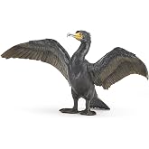 Papo - Realistic Cormorant Figure Toy for Kids - Ages 3+ - Marine Life Collection - Educational Play Water Birds - Gift Idea Toy for Girls and Boys - 4.1 In X 2.0 In X 2.0 In