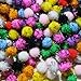 TECH-P® 300 Pack 20mm Small Pom Poms Glitter Balls Small Sparkle Balls for Arts Crafts Projects– Assorted Color