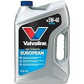 Valvoline European Vehicle Full Synthetic SAE 5W-40 Motor Oil 5 QT