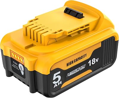 Waitley Power Elektro 18V 5.0Ah Replacement XR Battery Compatible with DEWALT