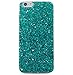iPhone 8/7 Bling Case Sparkle Ombre Sequins Polka Dot Air Prism Glitter Translucent Soft TPU Flexible Slim 3D Design Case Cover for Apple iPhone 8/7(iPhone 8/7, Green)