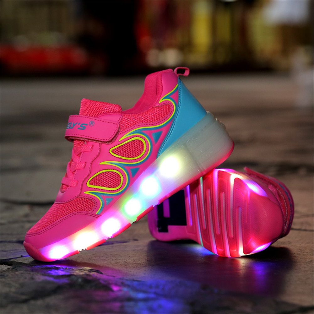 Cloudless Kids Girls Boys Led Light Up Retractable Wheels Roller Skates Shoes Kids Fashion Sneakers Shoes Handbags Sneakers Urbytus Com