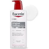 Eucerin Original Healing Lotion, Emollient Enriched, 16.9 FL OZ | Emollient Enriched Body Moisturizer, Long Lasting Hydration for Dry Skin, Fragrance Free and Paraben Free