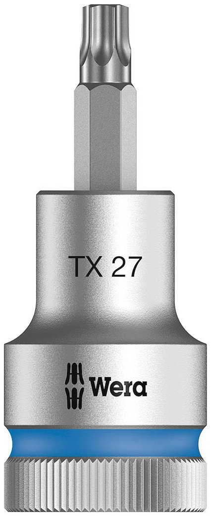 Wera 8767 C HF TORX® Zyklop holding function bit socket, 1/2" drive, TX 27x60mm, 05003832001