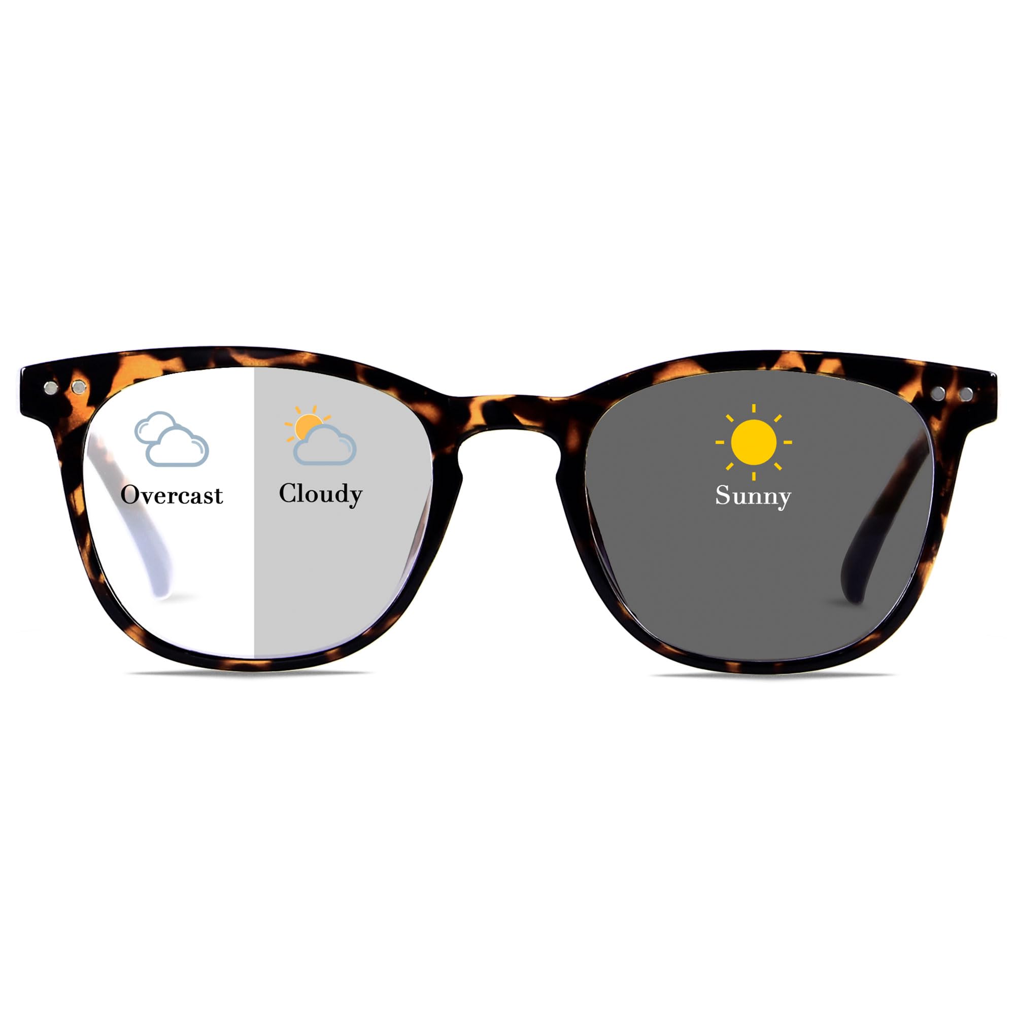 Photo 1 of ANDWOOD Photochromic Sunglasses for Women Men UV Protection Blue Light Blocking Glasses Computer Filter Bluelight Blocker Anti Blue Ray