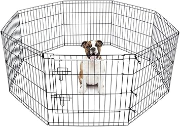 puppy whining in playpen