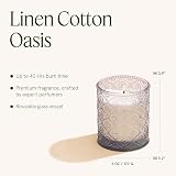 La Jolíe Muse Linen Scented Candle 6 oz 40 Hr Burn Time Jar Candle view 5