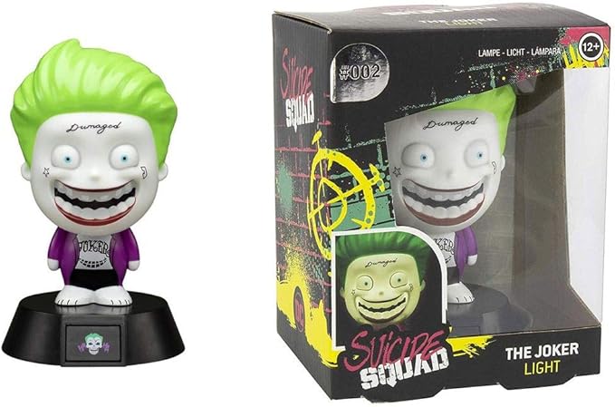 Suicide Squad Joker - Lámpara de mesa, diseño de cómics: Amazon.es: Juguetes y juegos