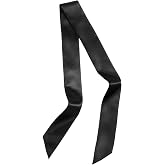 QIUTIMIY Neck Scarf Solid Color Satin Scarf Skinny Neckerchief for Women Purse Wrap Handle Satin Belt