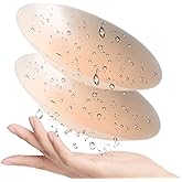 PRETTYWELL Nipple Covers for Women,Waterproof Silicone Nipple Pasties Reusable,Ultra Thin Adhesive Nipple Cover Petals