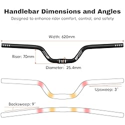 PLATT 25.4/31.8mm Mountain Bike Riser