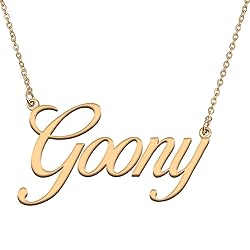 HUAN XUN Customized Custom Simple Any Name Necklace
