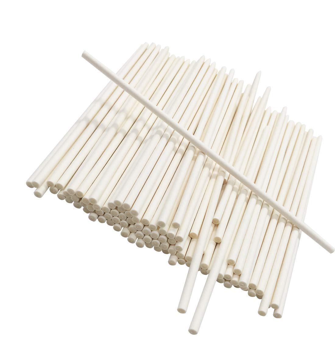 SONSMER 6-Inch Lollipop Sticks Cake Pop Sticks - 100 Pack