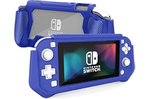 Switch Lite Protective Case Compatible with Nintendo Switch Lite, Kmasic Full-Body Rugged Protection Switch Lite Cover Built-in Screen Protector, Anti-Scratch Cover for Nintendo Switch Lite Skin, Blue