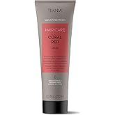 Lakmé Teknia Coral Red Color Refresh Hair Mask, Color Depositing Hair Mask for Red Hair, 8.5 Fl Oz