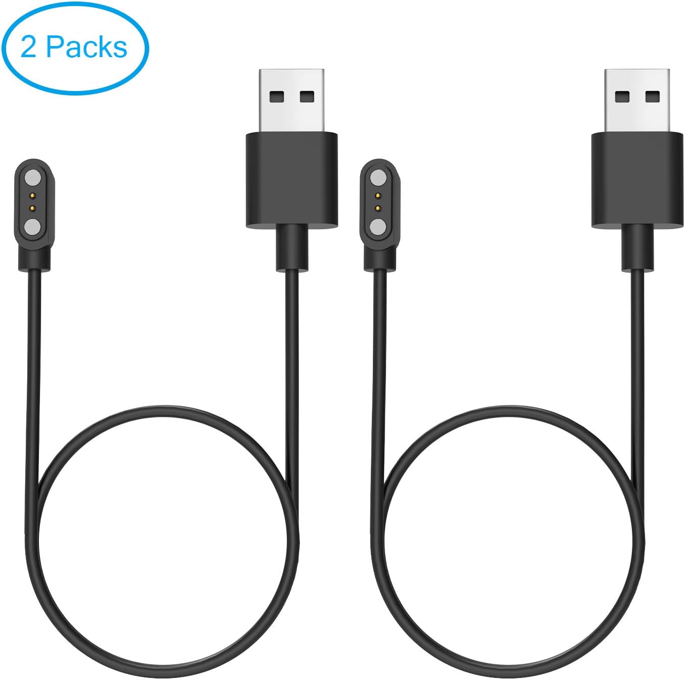 Charger Cable Compatible with 205L Smart Watch, 2 Pack 24 inch