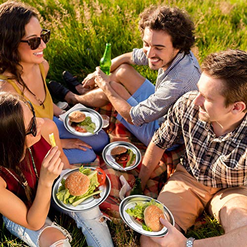 Plate And Bowl Set Acelane Camping Mess Kit Camping Plates Dishes